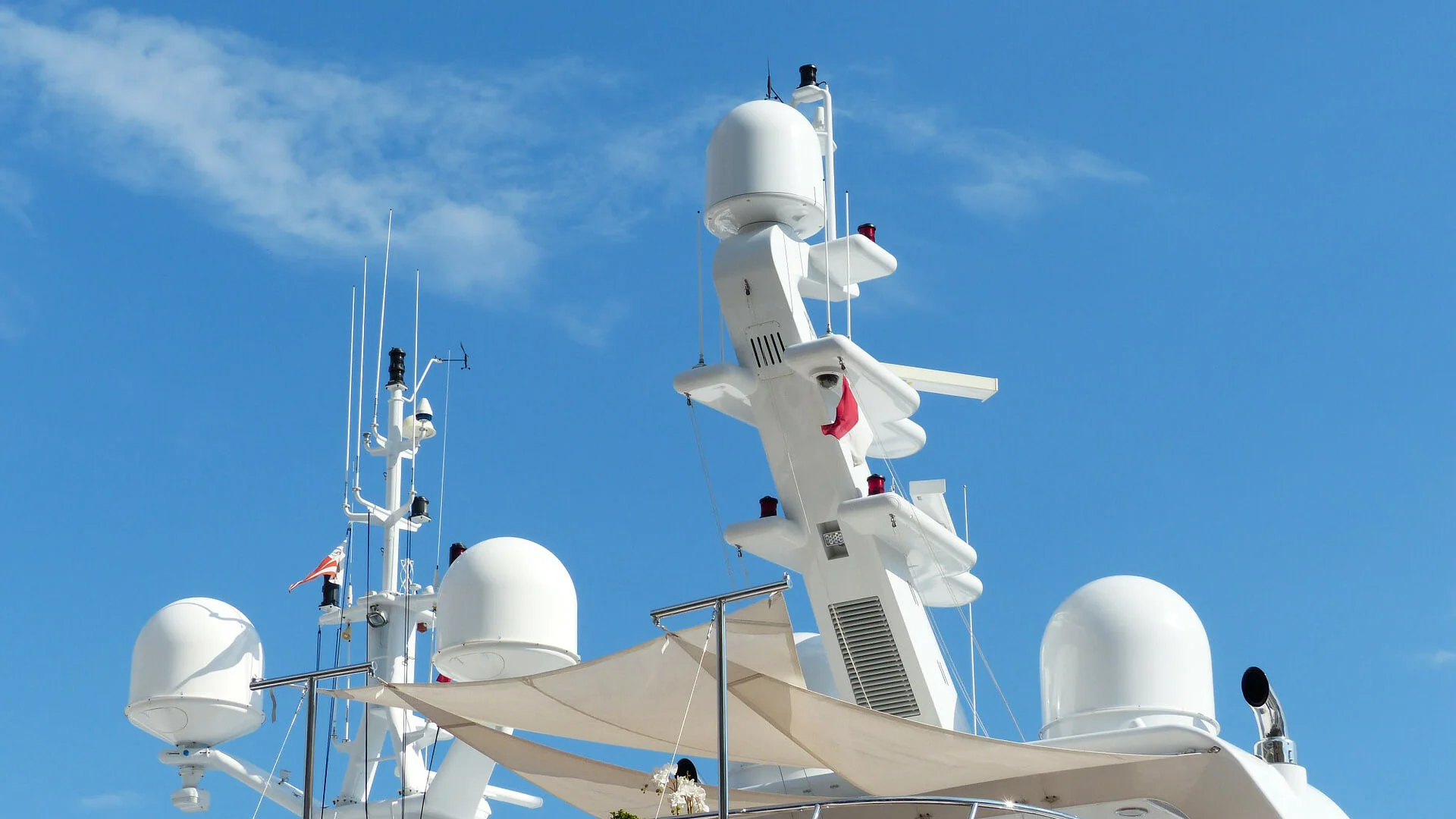 Antenne Tv in una barca
